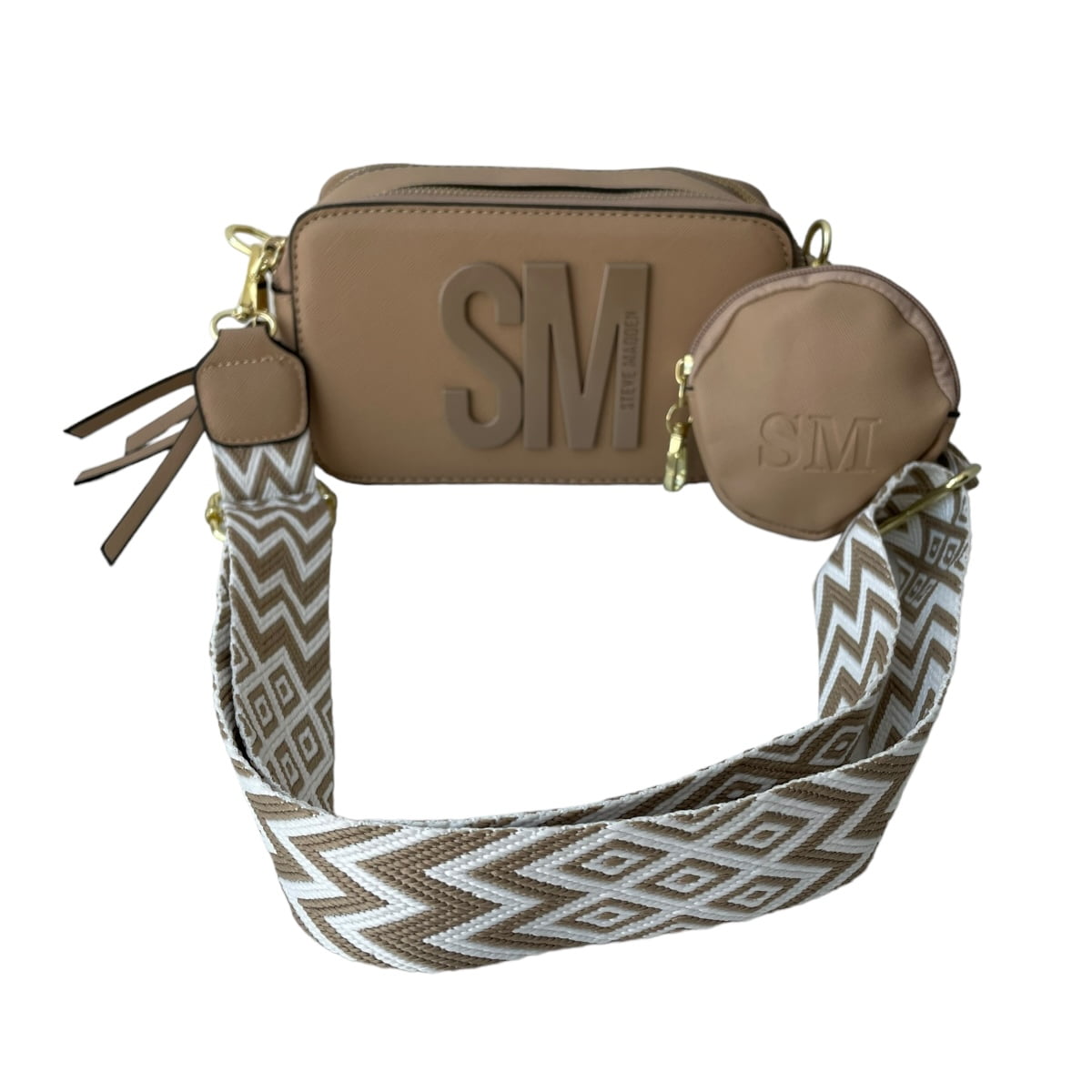 Bolsa Crossbody Camara Steve Madden Beige