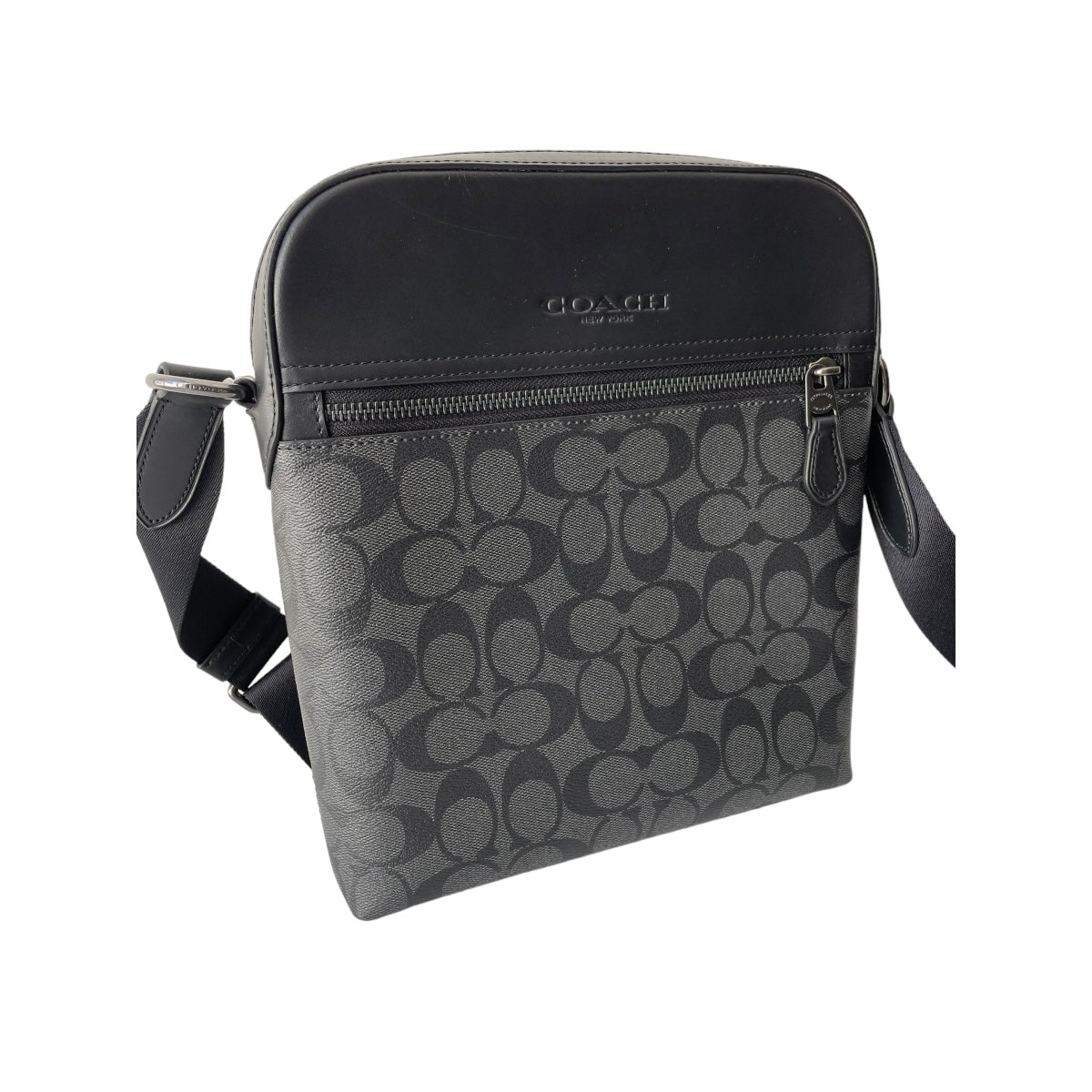 Bolsa Shoulder Bag Men Coach Grey Hombre - Redcodeshopp