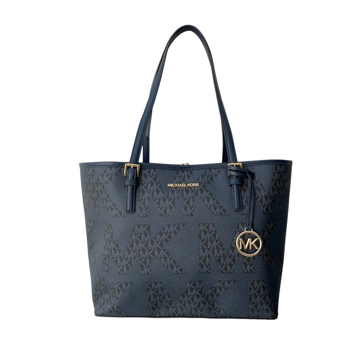 Bolsa Shoulder Michael Kors Jet Set Medium Blue