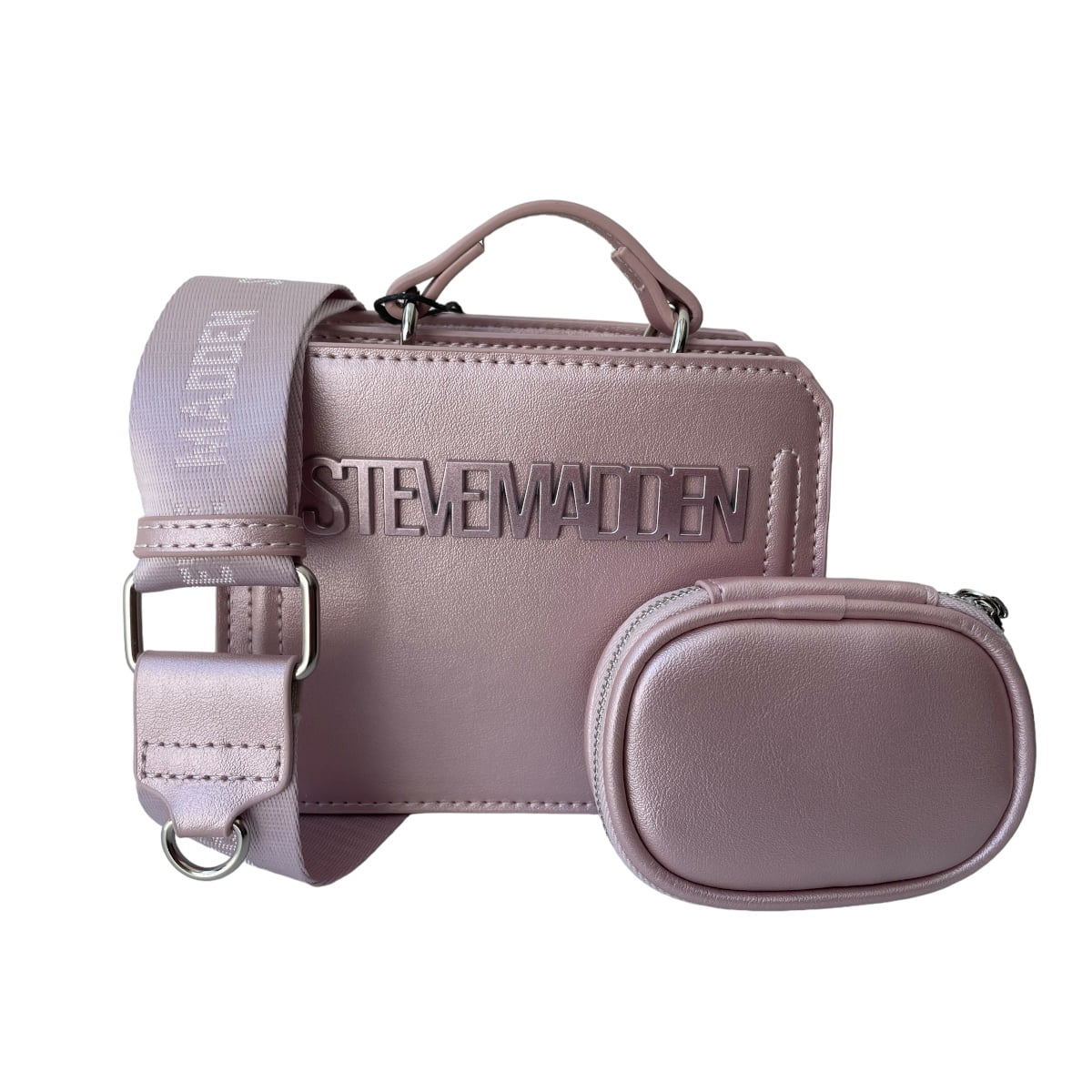 Bolsa Steve Madden Bevelimm Metallic Bevelyn Mini - Redcodeshopp