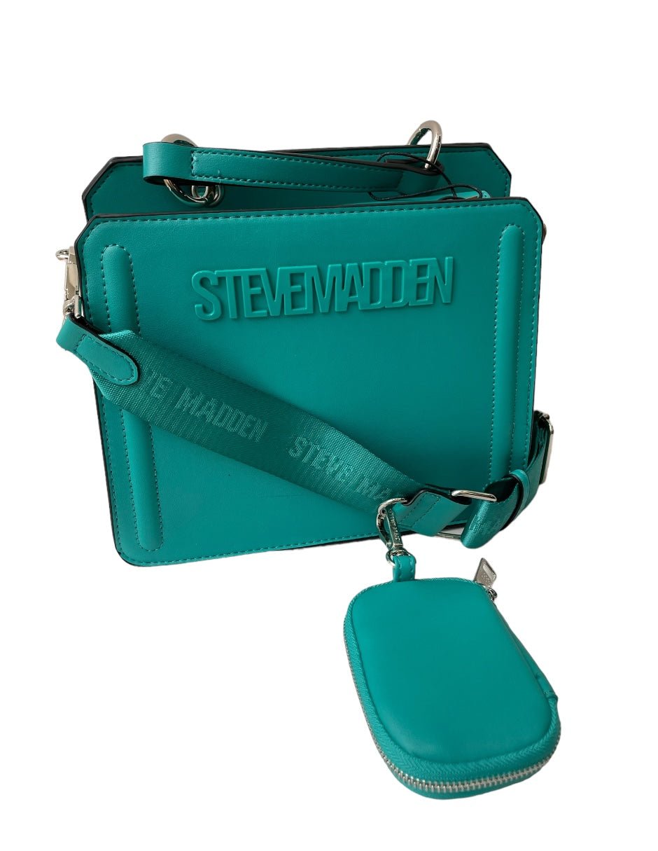 Bolsa Steve Madden Bevelyn Aqua - Redcodeshopp