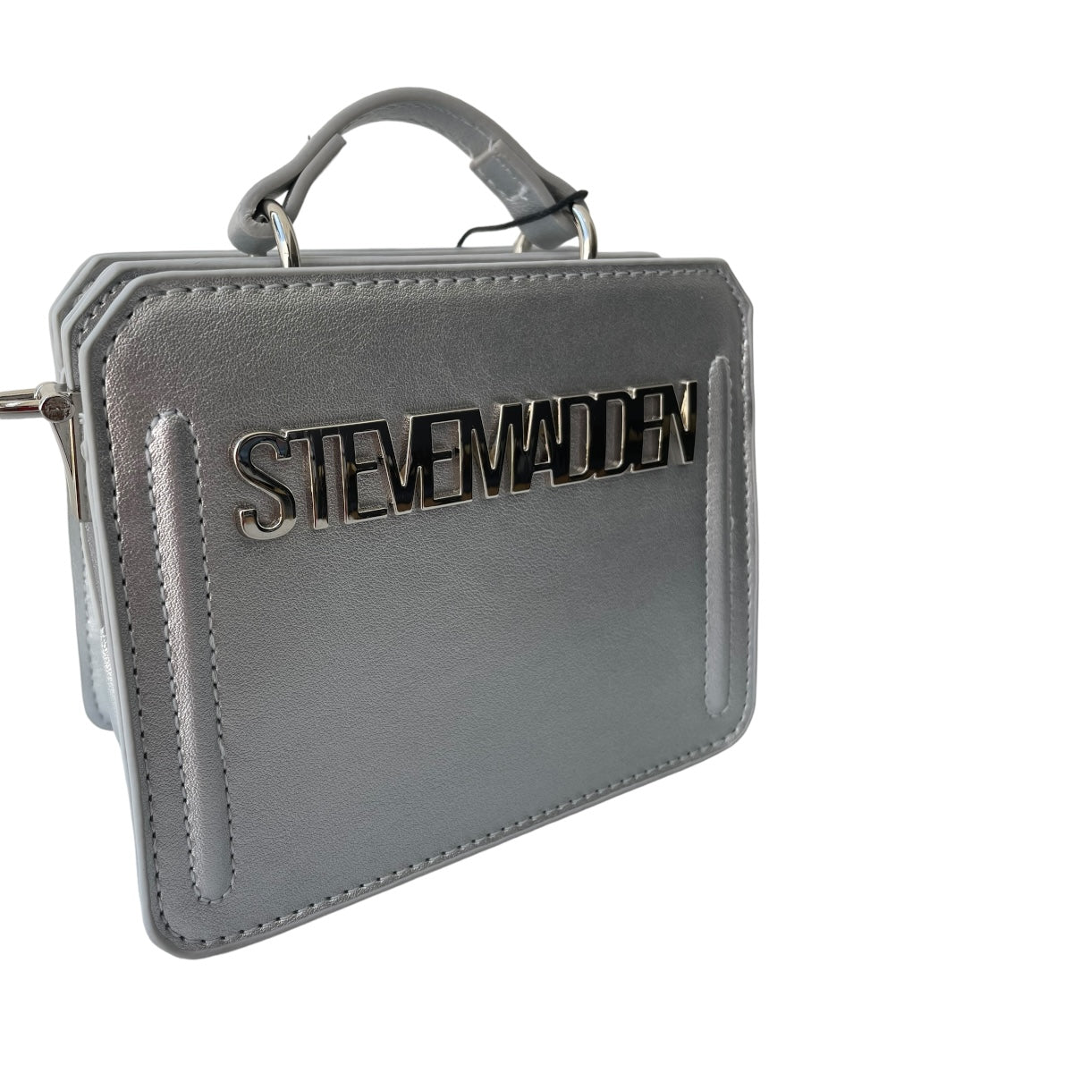 Bolsa Steve Madden Mini Bevelimm Plata