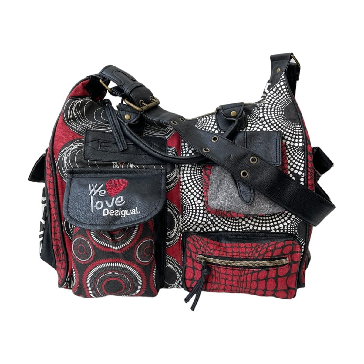 Bolsa Voyager Bowling para dama Desigual Roja