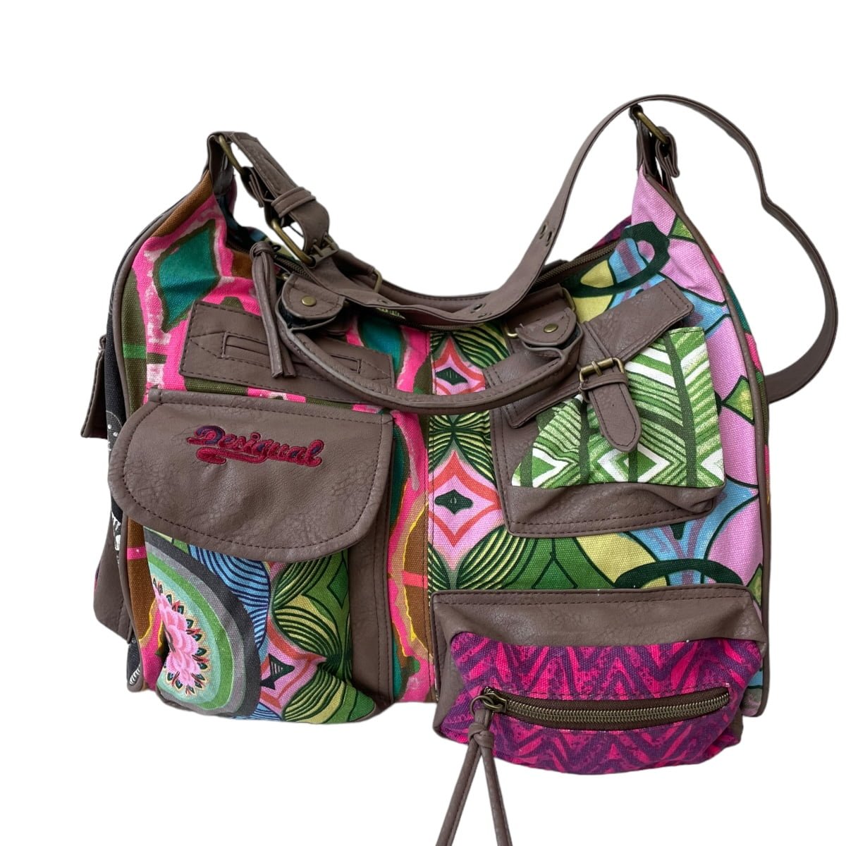 Bolsa Voyager Bowling para dama Desigual Rosa