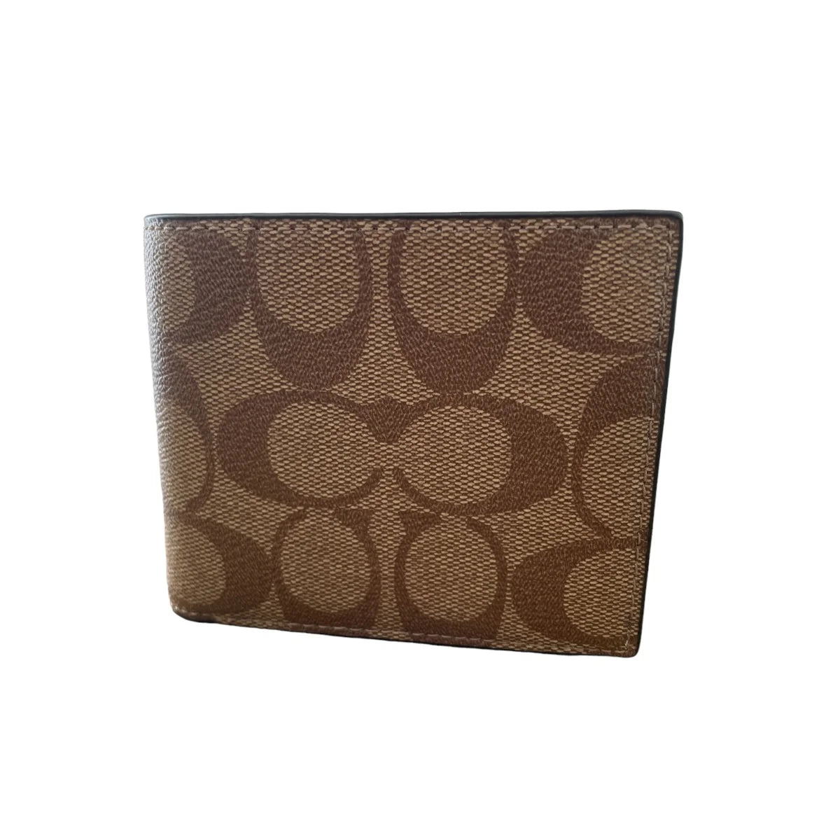 Cartera Coach Signature PVC Brown