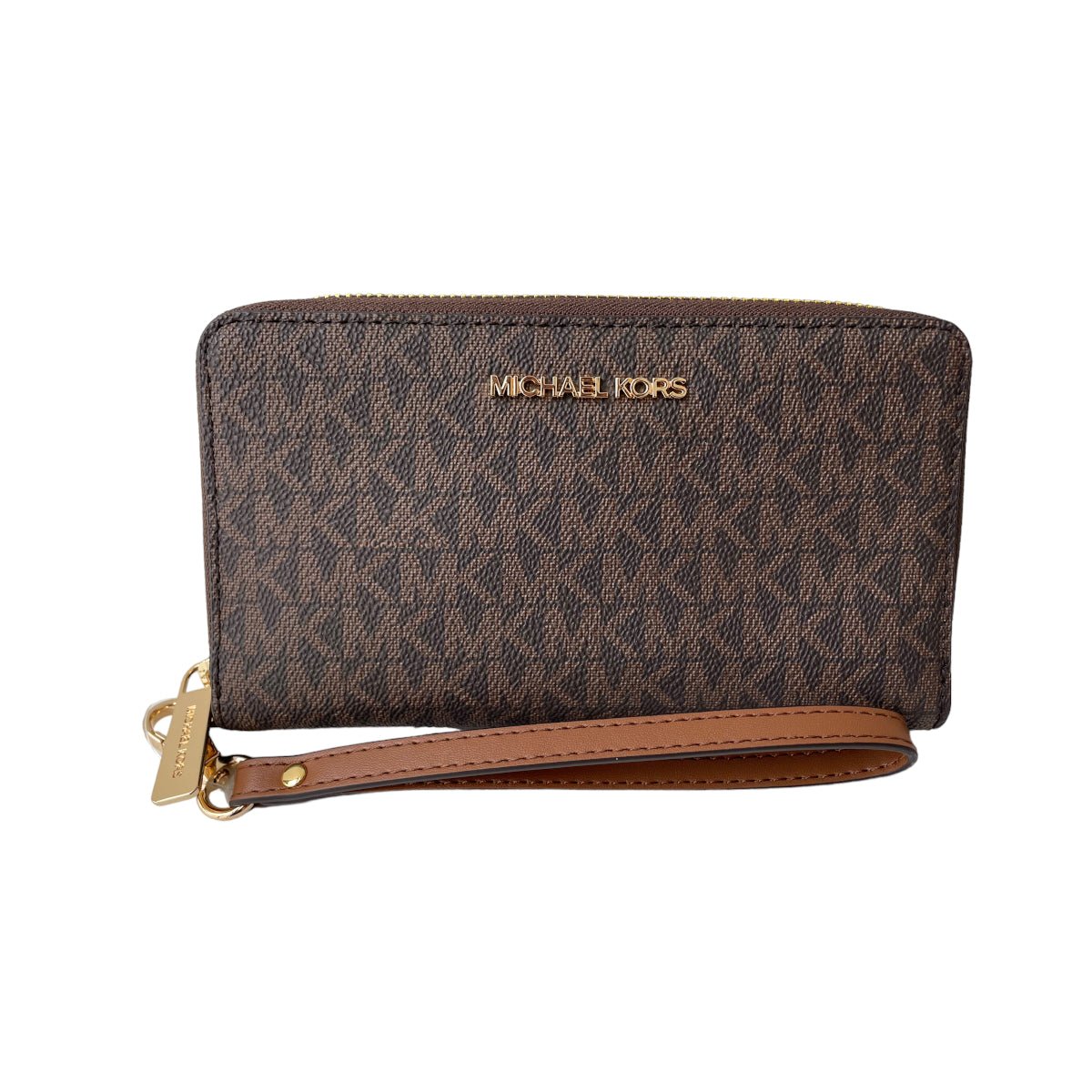 Cartera Jet Set Travel Brown Michael Kors - Redcodeshopp