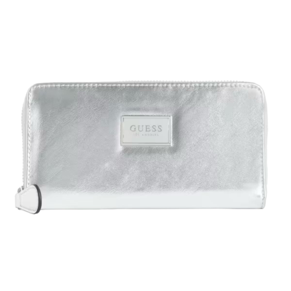 Cartera para dama Gris Metalico Guess con Cierre