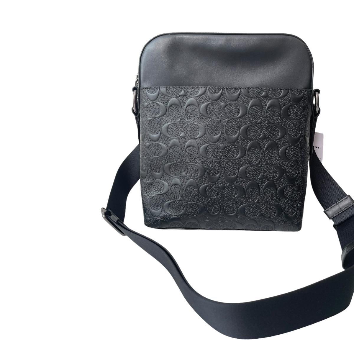 Coach Bolsa Crossbody Blackout Signature