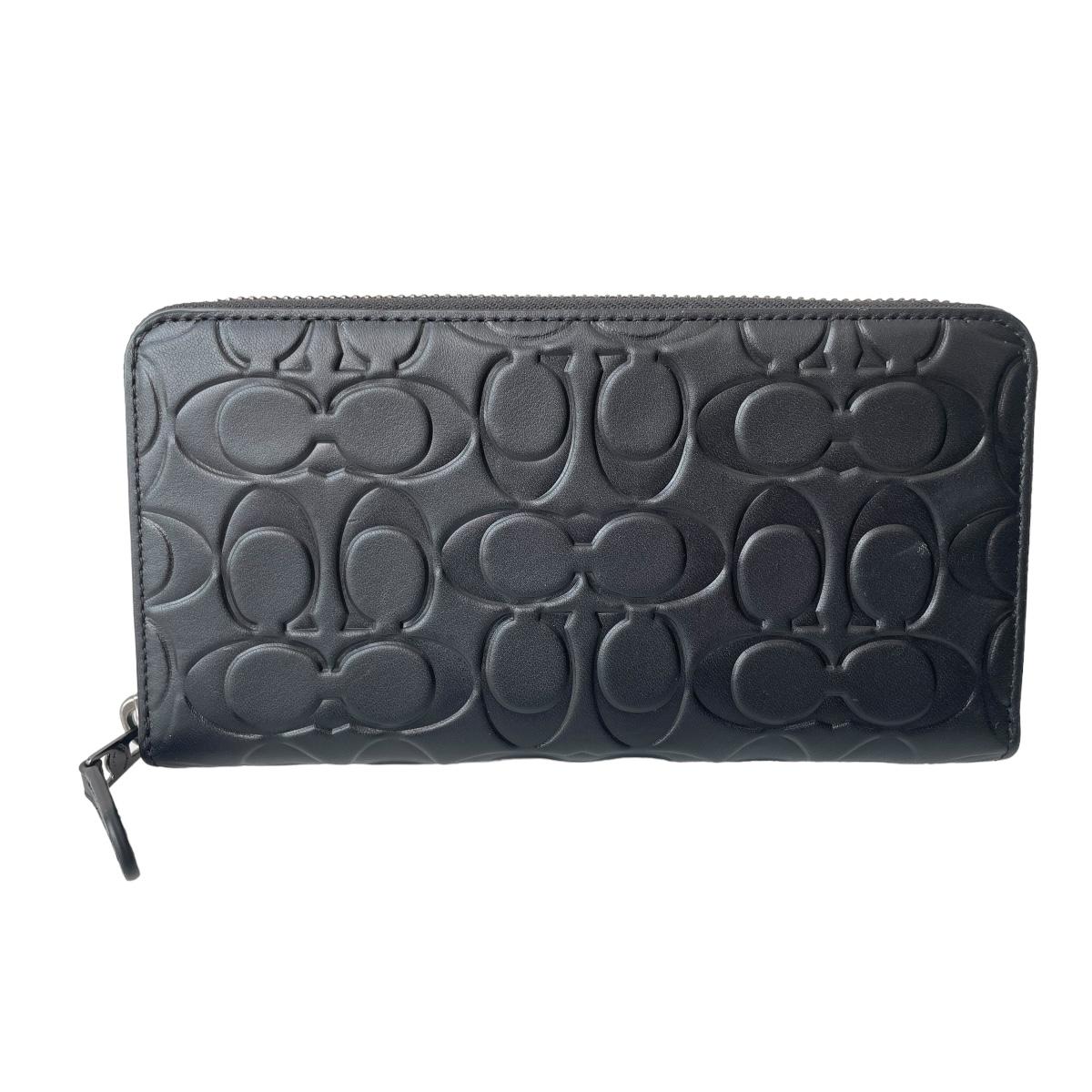 Coach Signature Cartera Mediana piel granulada Unisex - Redcodeshopp