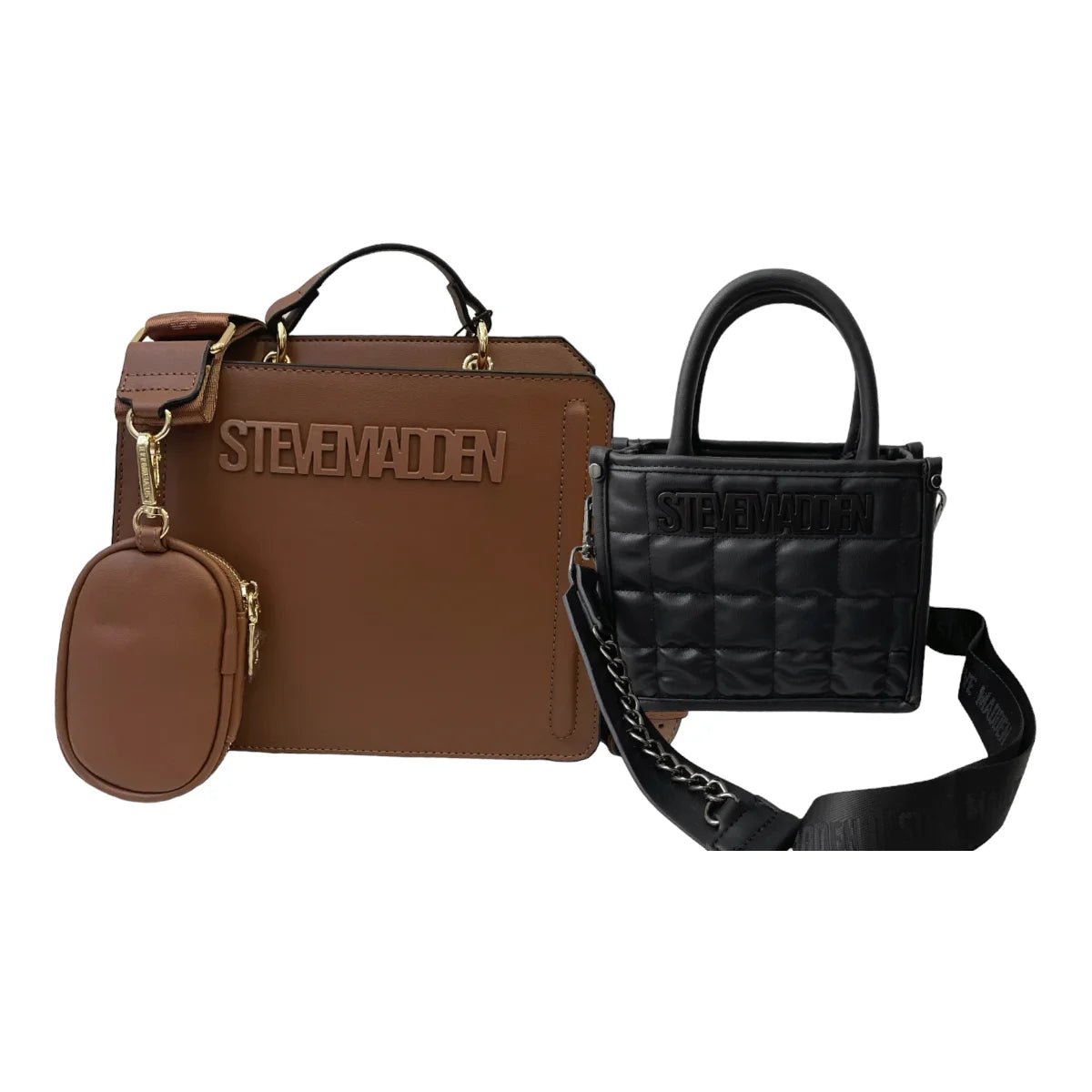 Combo de Bolsas Steve Madden Bevelyn Cognac & Bniko - Redcodeshopp