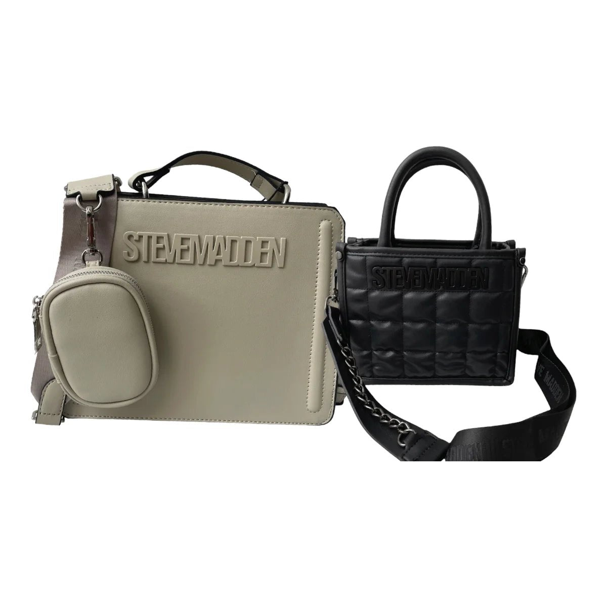 Combo de Bolsas Steve Madden Bevelyn Cream & Bniko - Redcodeshopp