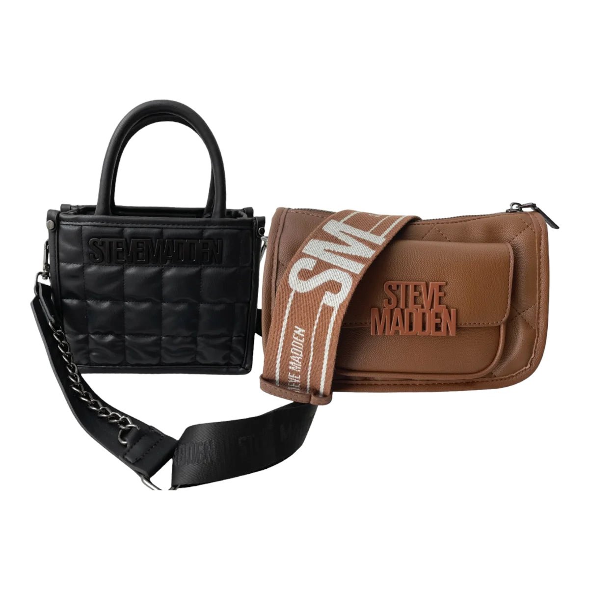 Combo de Bolsas Steve Madden Bniko Black & Bgio Cognac - Redcodeshopp