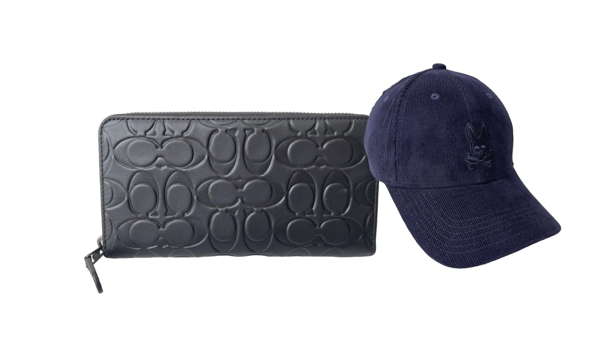 Combo Papá Cartera coach Mediana Signature + Gorra Psycho Pana Navy - Redcodeshopp