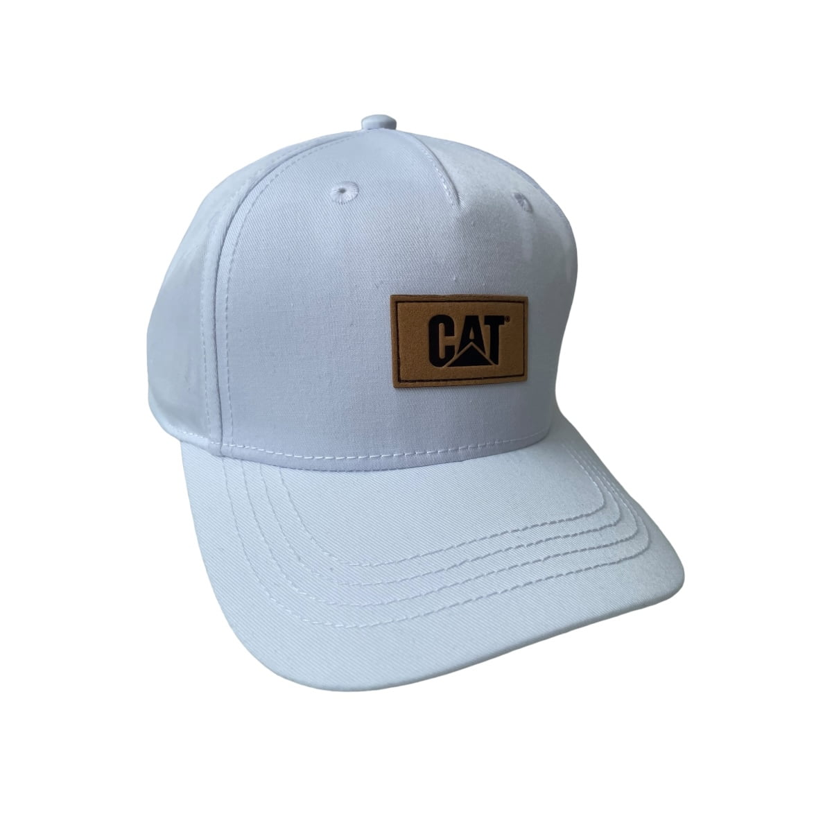 Gorra Visera Curva Caterpillar White