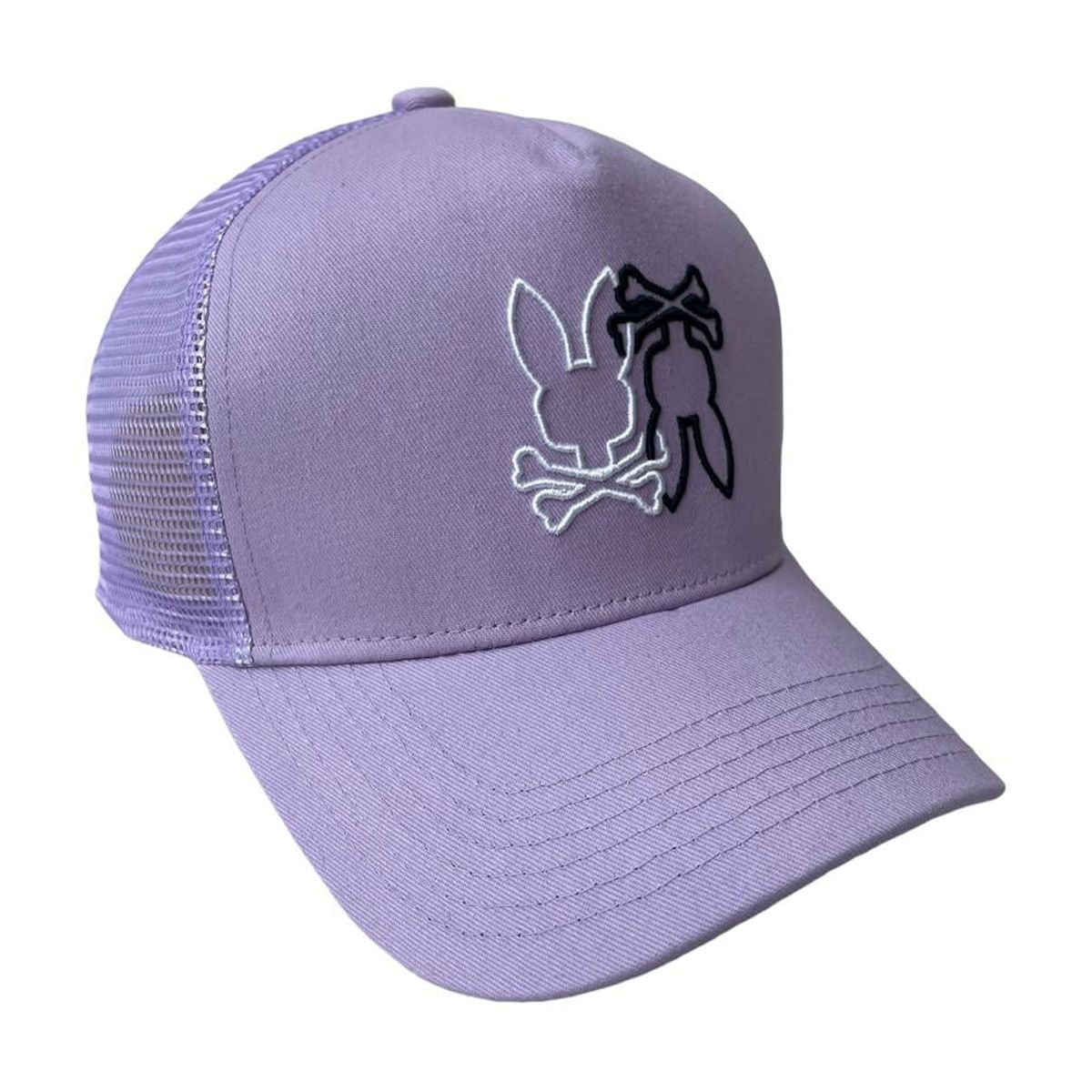 Gorra Visera Curva Psycho Bunny Lila Logo Bordado - Redcodeshopp