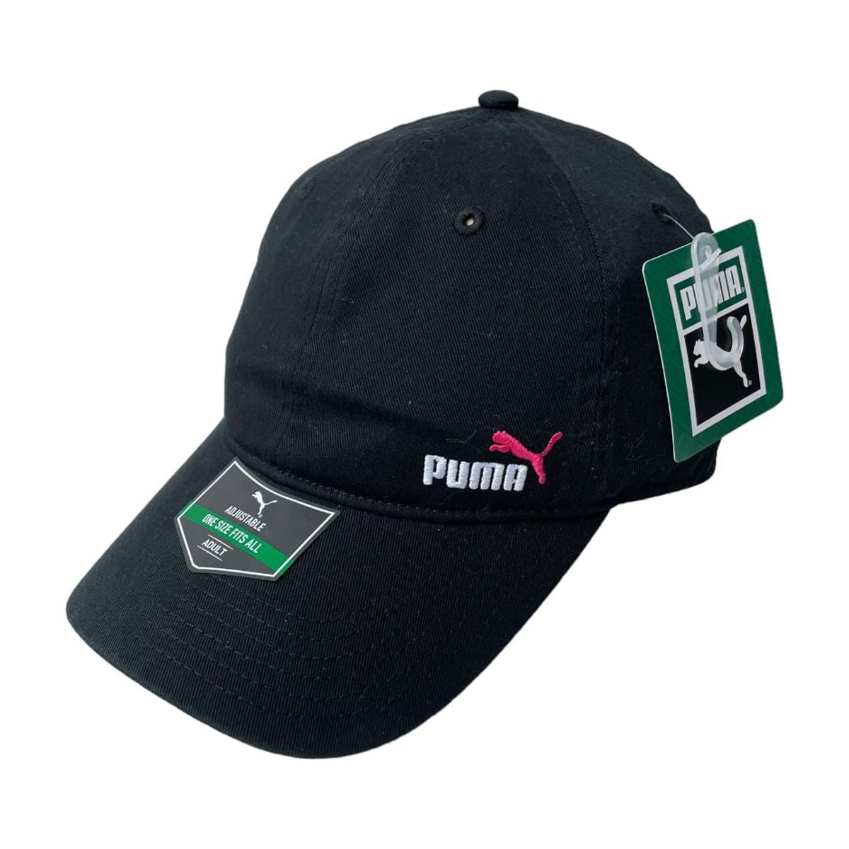 Gorra Visera Curva Puma Black logo Pink