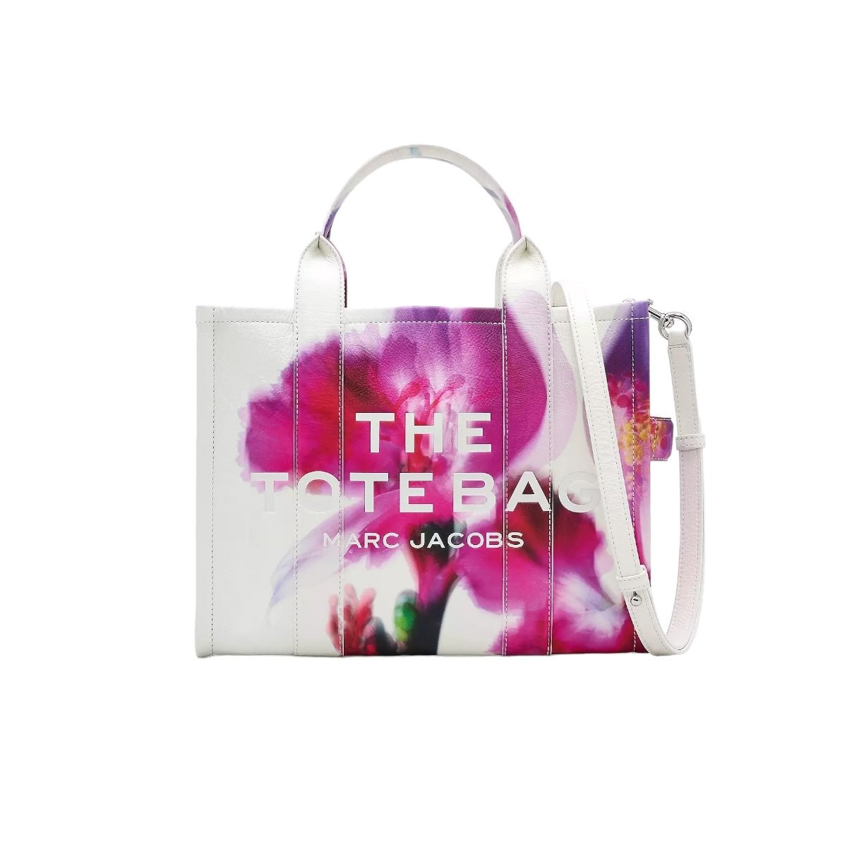 Marc Jacobs The Tote Bag Floral Multicolor Mediana - Redcodeshopp