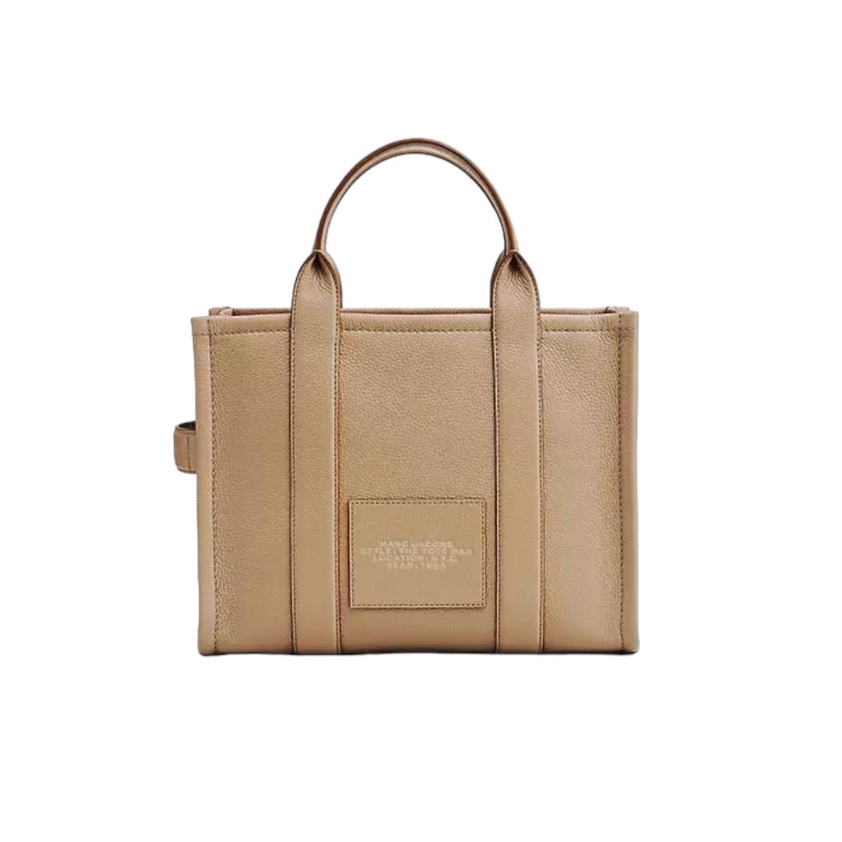 Marc Jacobs The Tote Bag Piel Beige Mediana 33cm