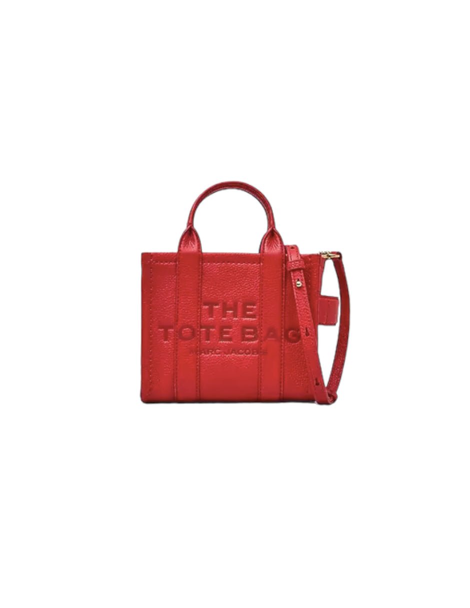 Marc Jacobs The Tote Bag Roja Piel Mini 18cm