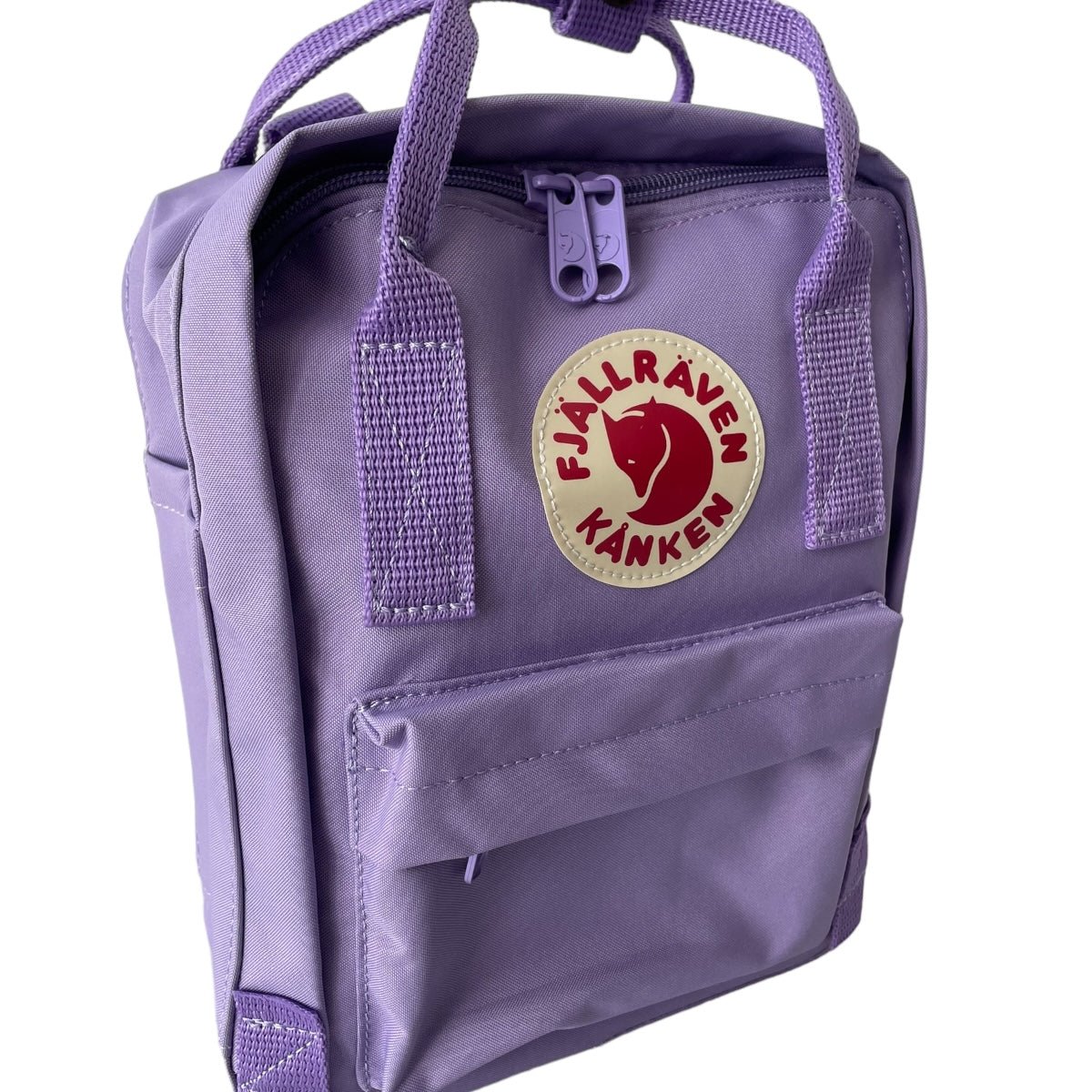 Mochila Estilo Backpack Fjallraven Kanken Impermeable Lila Grande