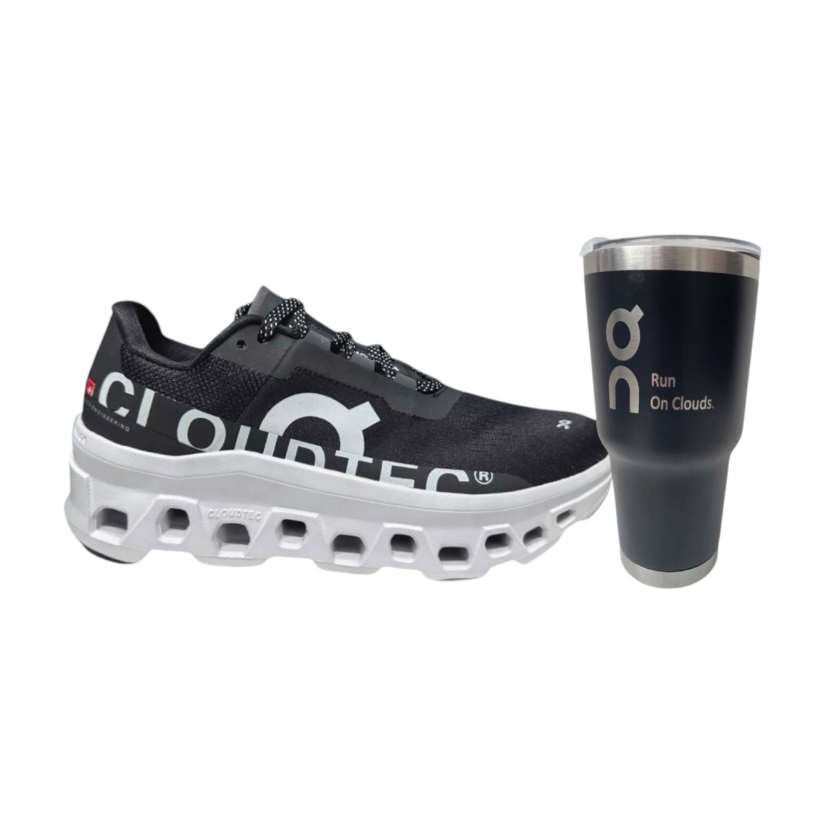 On Cloud Monster Tenis negro/blanco