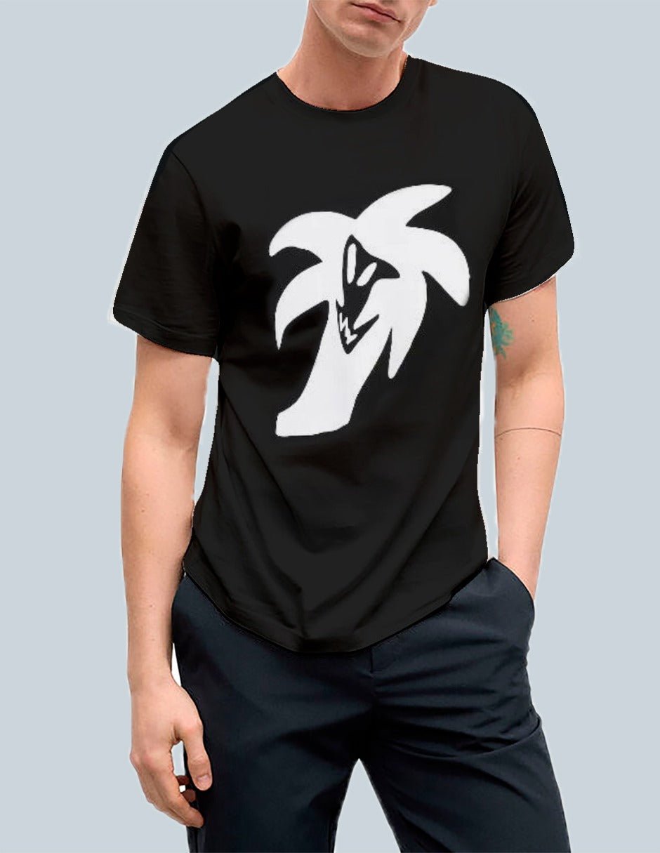 Palm Angels playera color Negra The Palm Hombre - Redcodeshopp