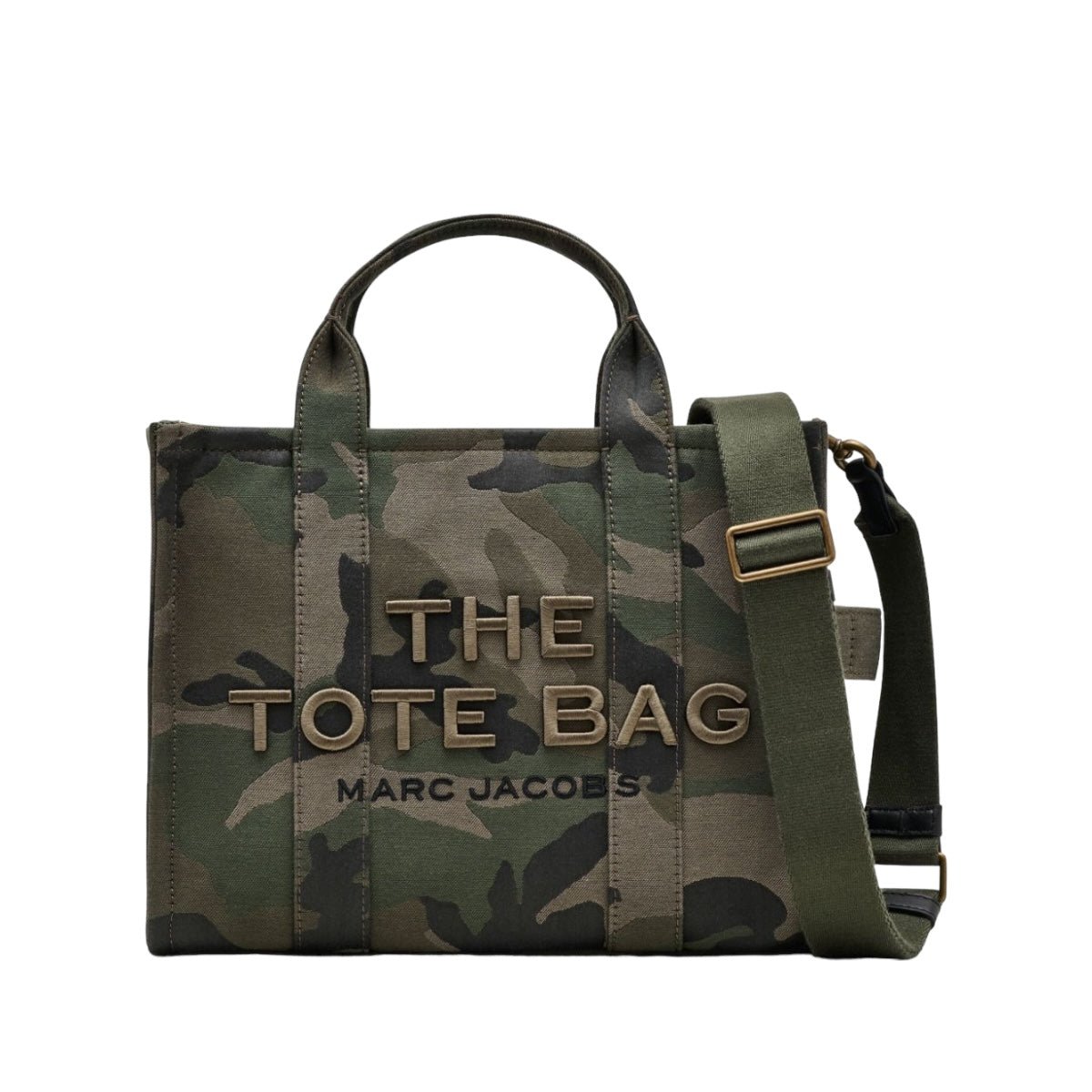 The Marc Jacobs Tote Meidana Camo Jacquard Camuflaje