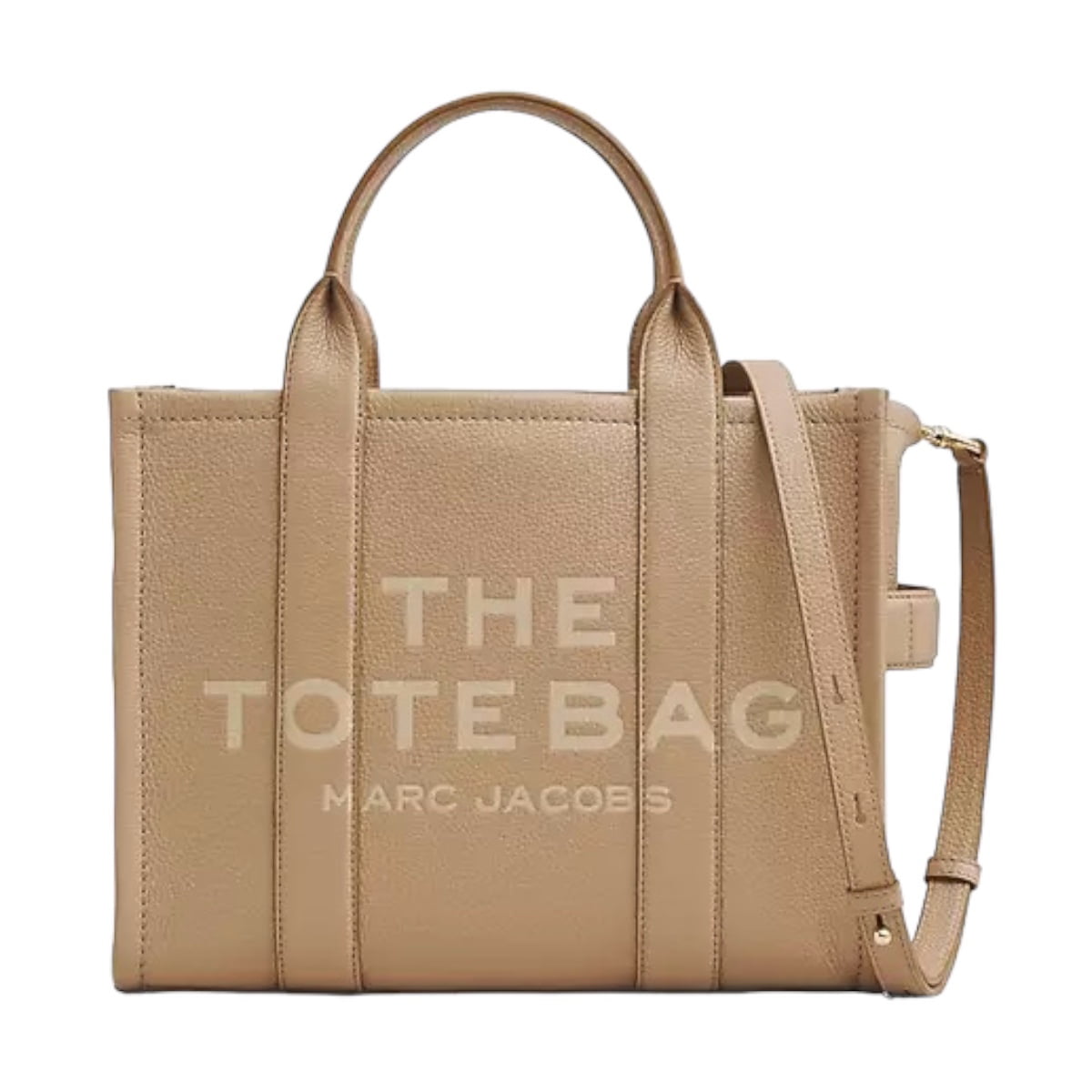 The Tote Bag Marc Jacobs Piel Beige Mediana 33cm - Redcodeshopp