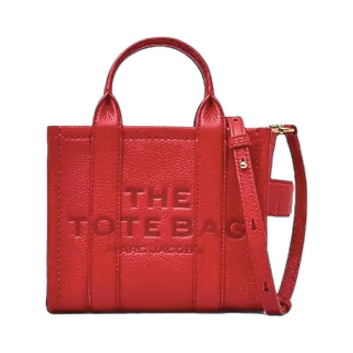 The Tote Bag Marc Jacobs Roja Piel Mini 18cm