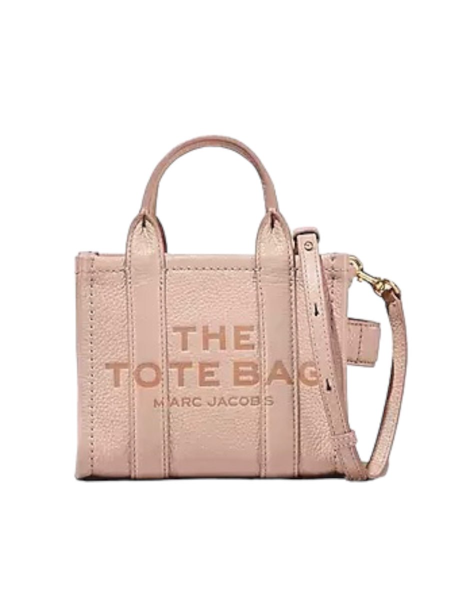 The Tote Bag Marc Jacobs Rosa Palido Rose Piel Mini 18cm - Redcodeshopp